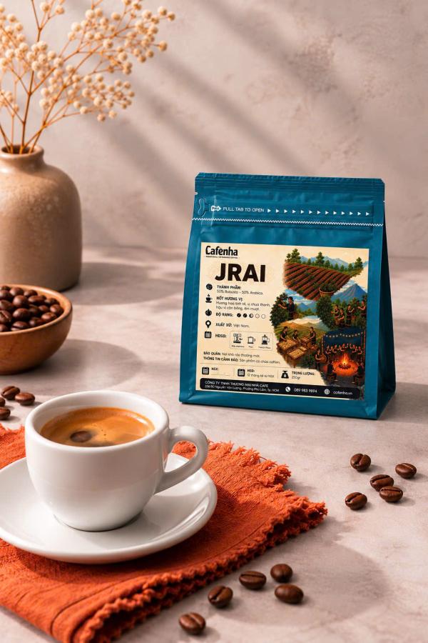 Cà phê hạt JRai 250g