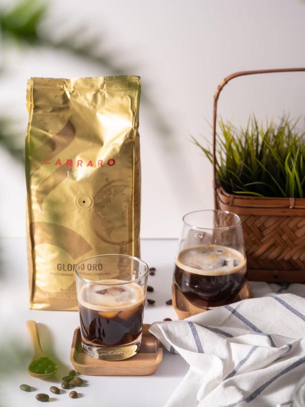 Cà phê hạt Carraro Globo Oro 1Kg