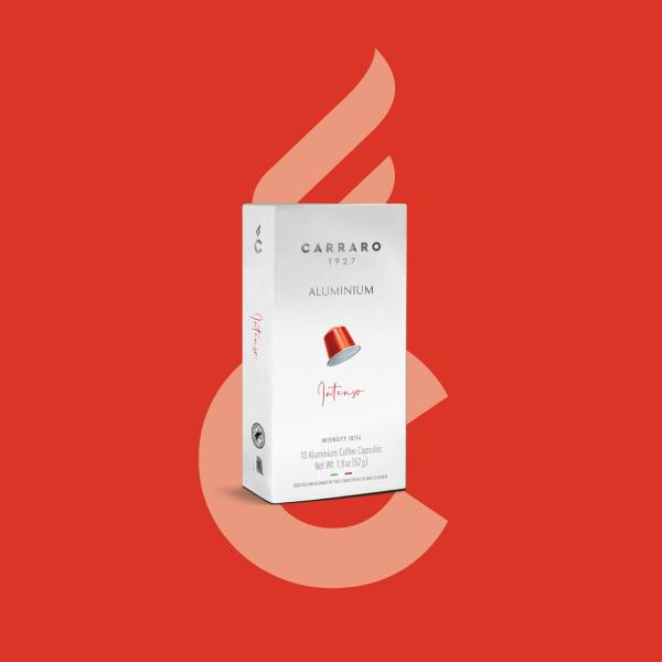 Cà phê viên nén Carraro Intenso tương thích Nespresso 10v