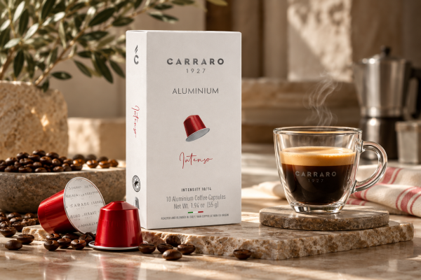 Cà phê viên nén Carraro Intenso tương thích Nespresso 10v