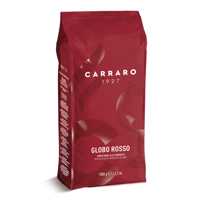 Cà phê hạt Carraro Globo Rosso 1Kg