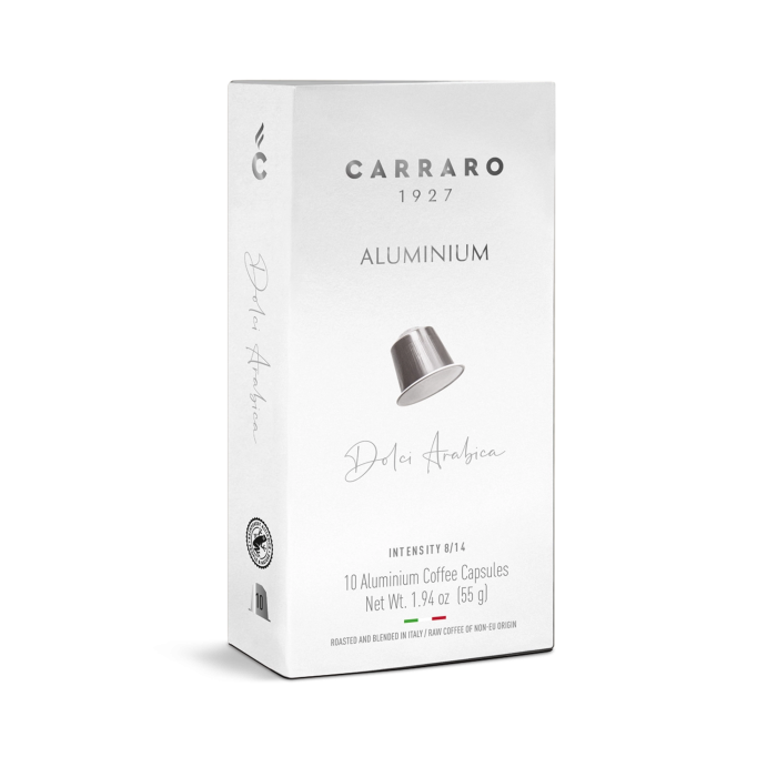 Cà phê viên nén Carraro Dolci Arabica tương thích Nespresso 10v